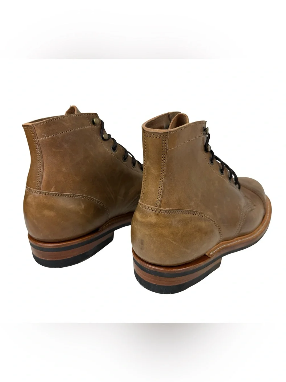 Truman Boot Co Leather Cap Toe Men’s 12 Boot Eugene Sole Excellent